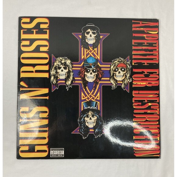Guns N' Roses Appetite For Destruction (Vinyl Record Geffen GHS 24148) - Picture 1 of 6